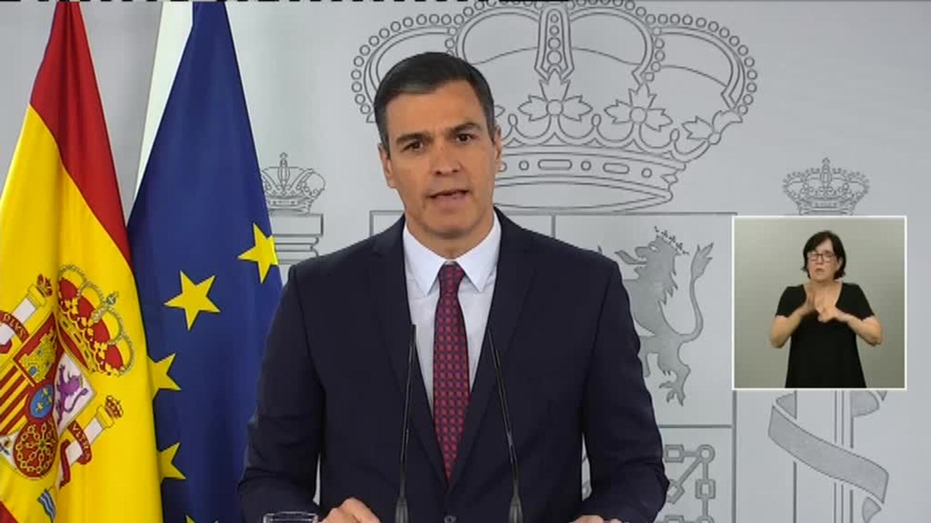 Sánchez apela a la unidad en su última alocución antes del fin del estado de alarma