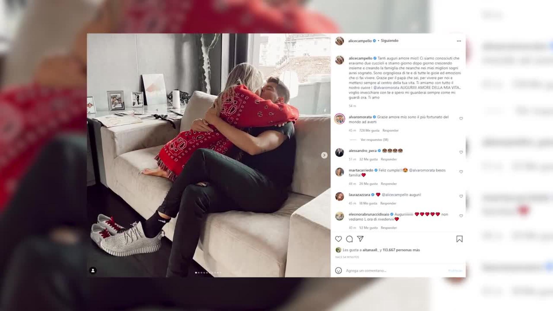 Álvaro Morata cumple 29 años en uno de los mejores momentos de su vida