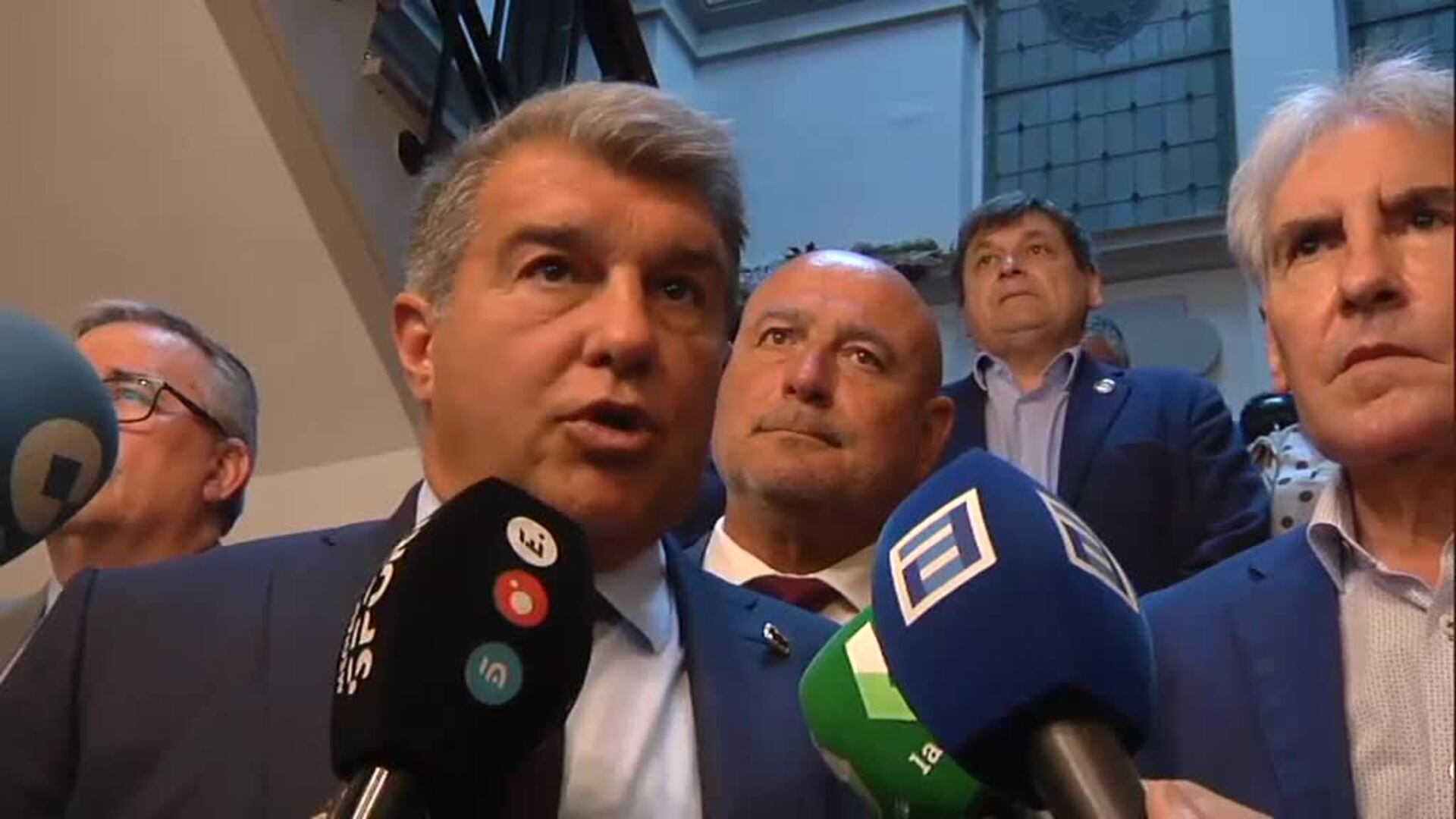 Laporta optimista sobre la renovación de Gavi: &quot;Estamos muy a punto de llegar a un acuerdo&quot;