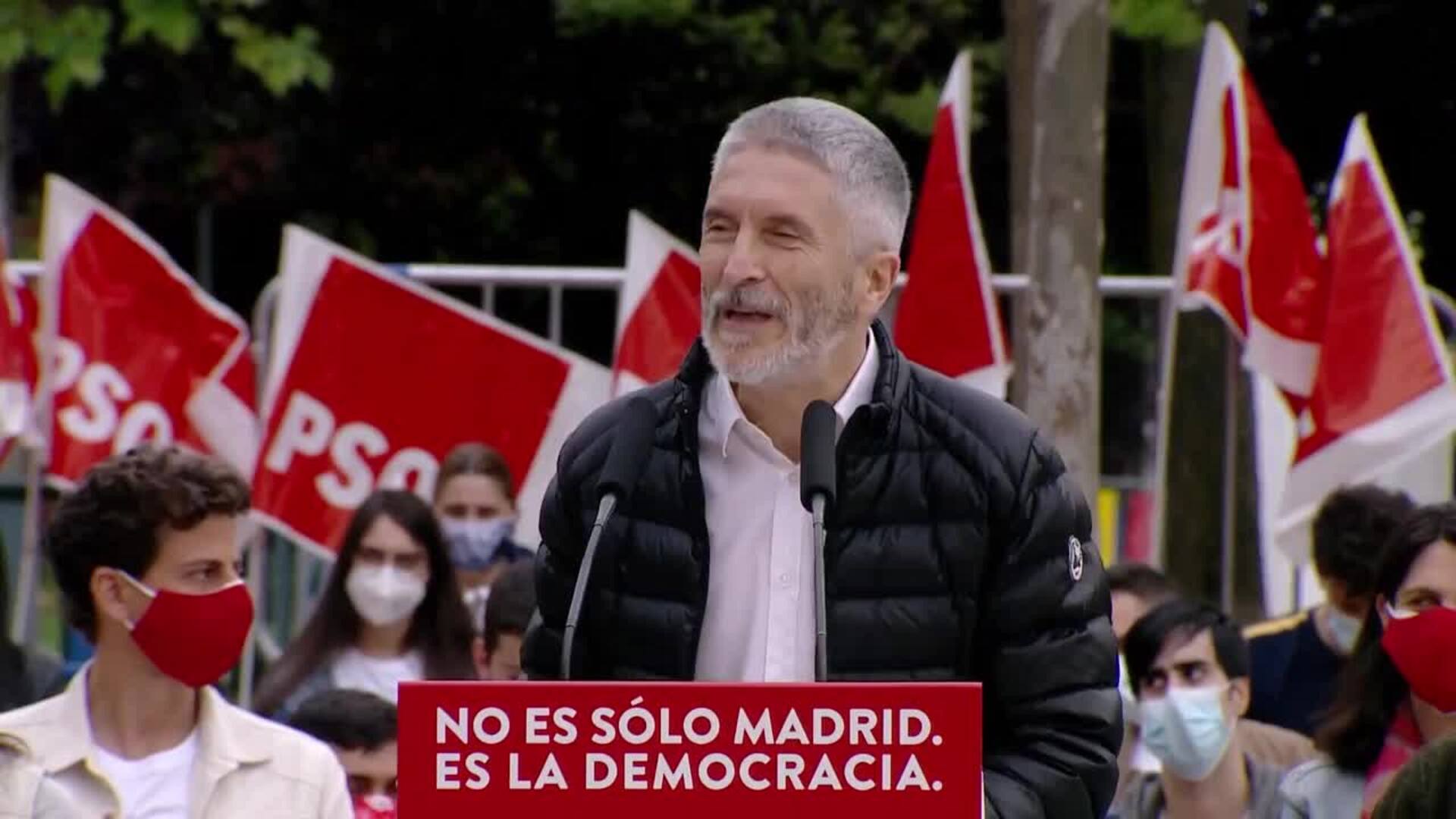 Marlaska: &amp;quot;Cuando hay señalamiento no vale la equidistancia&amp;quot;