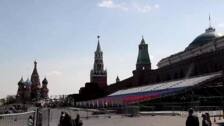 Preparativos para la celebración el 9 de mayo del Día de la Victoria en Moscú