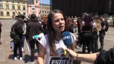 Antitaurinos protestan en Bogotá para pedir que se prohíban las corridas