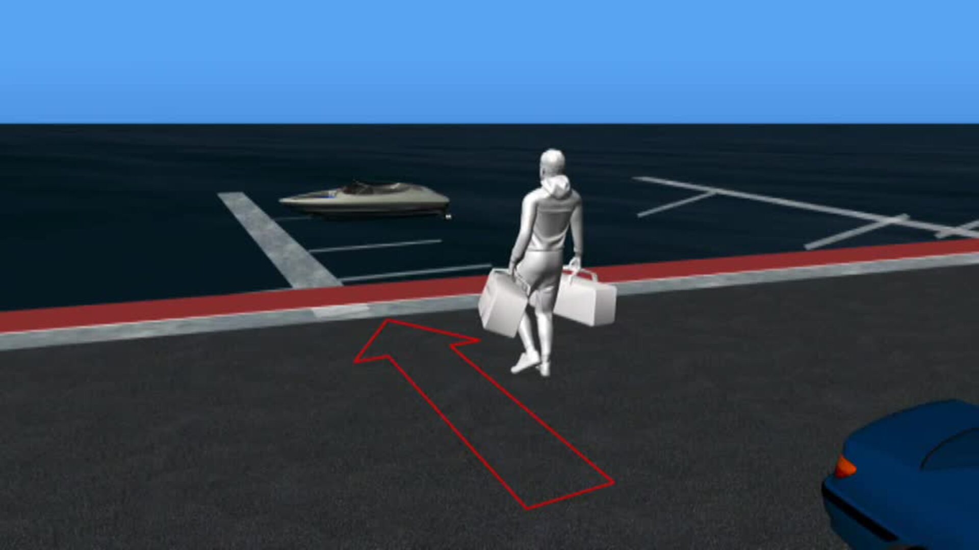 Los cuerpos de la pequeña Anna y de su padre y asesino se seguirán buscando en alta mar hasta el miércoles