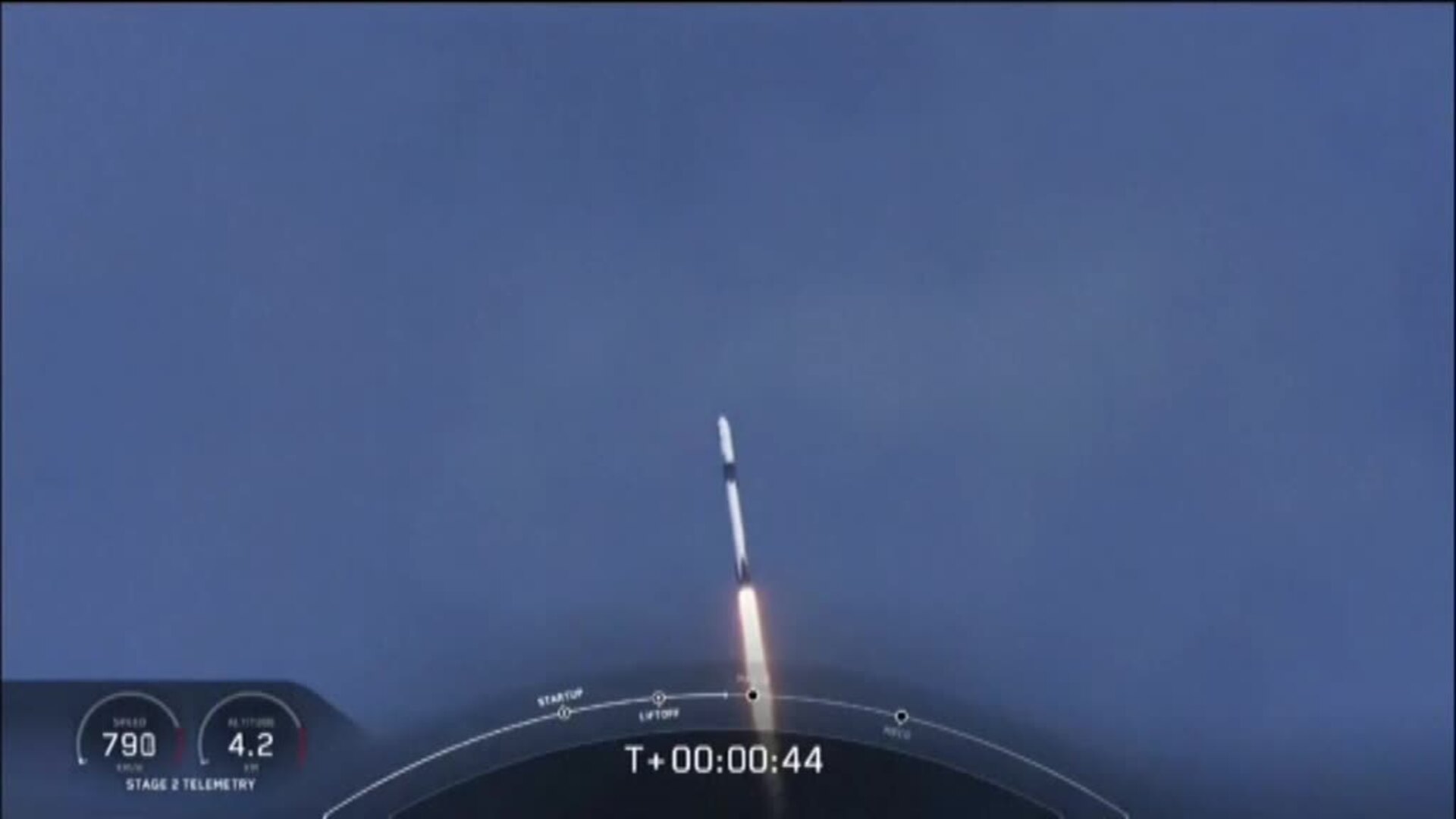 Despega con éxito la primera misión tripulada de SpaceX