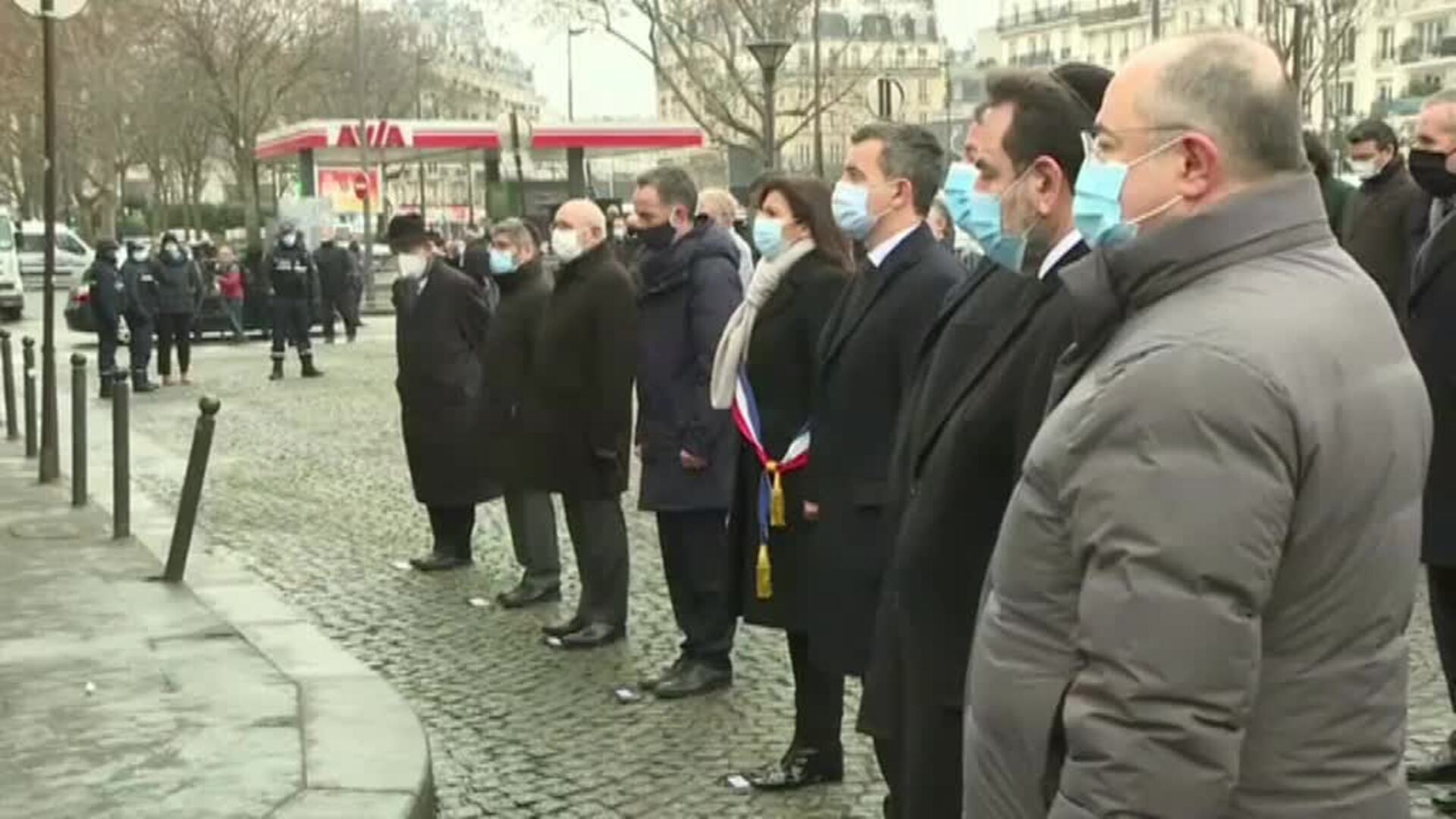 Francia recuerda a las víctimas de los atentados terroristas contra la revista Charlie Hebdo en su 6º aniversario