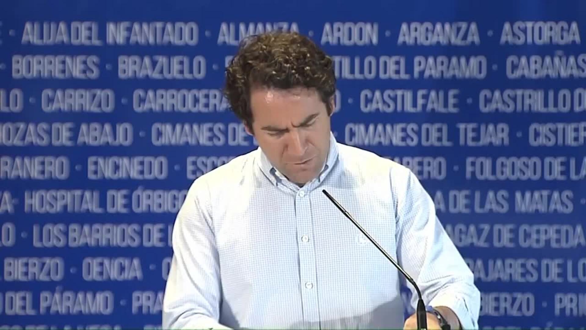 García Egea advierte de que el Gobierno de Sánchez está &quot;acabado&quot;