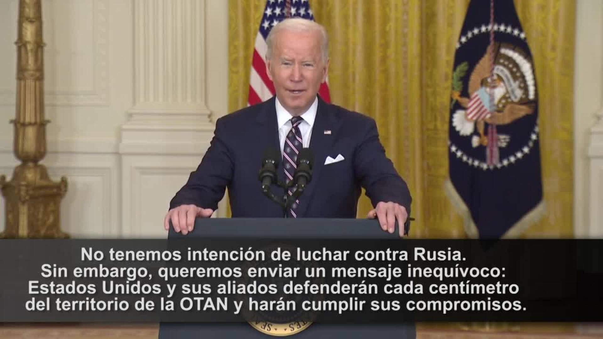 Biden describe las últimas acciones de Rusia como &quot;el inicio de la invasión de Ucrania&quot;