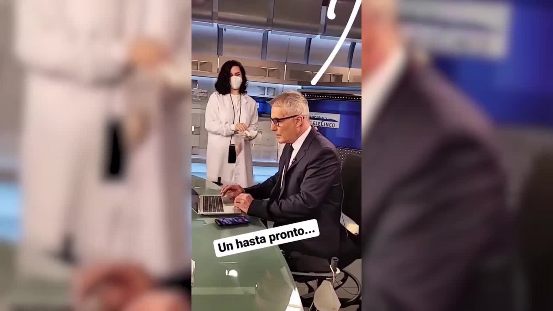 Isabel Jiménez vuelve al trabajo y se reencuentra con sus compañeros