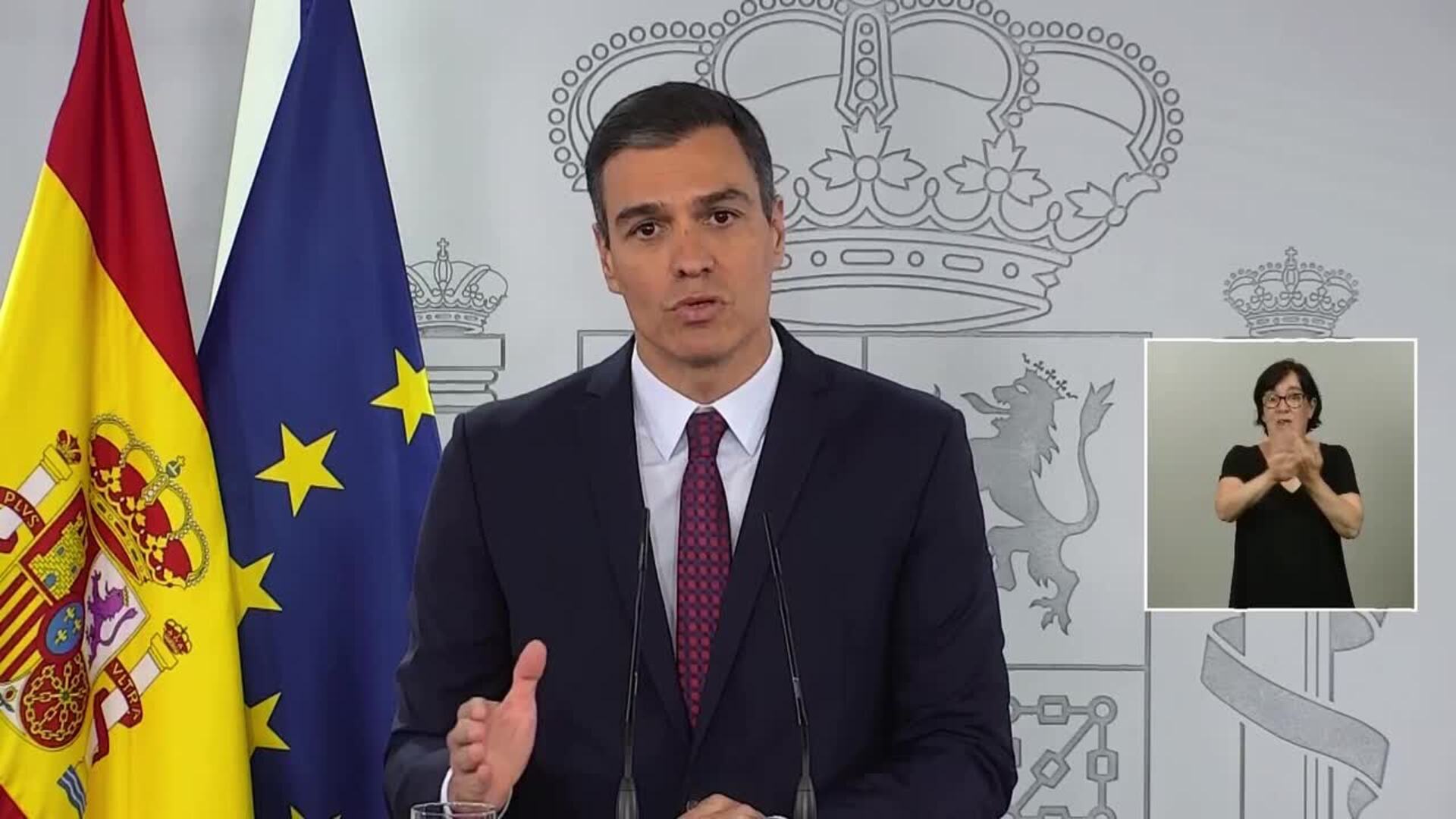 Sánchez reclama unidad a los partidos como mejor homenaje a los fallecidos