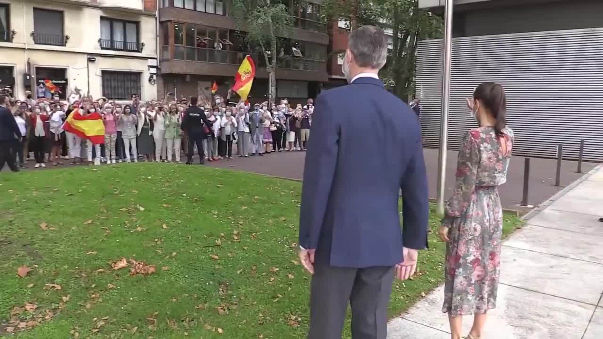 Los Reyes visitan Bilbao para mostrar su apoyo al sector empresarial vasco