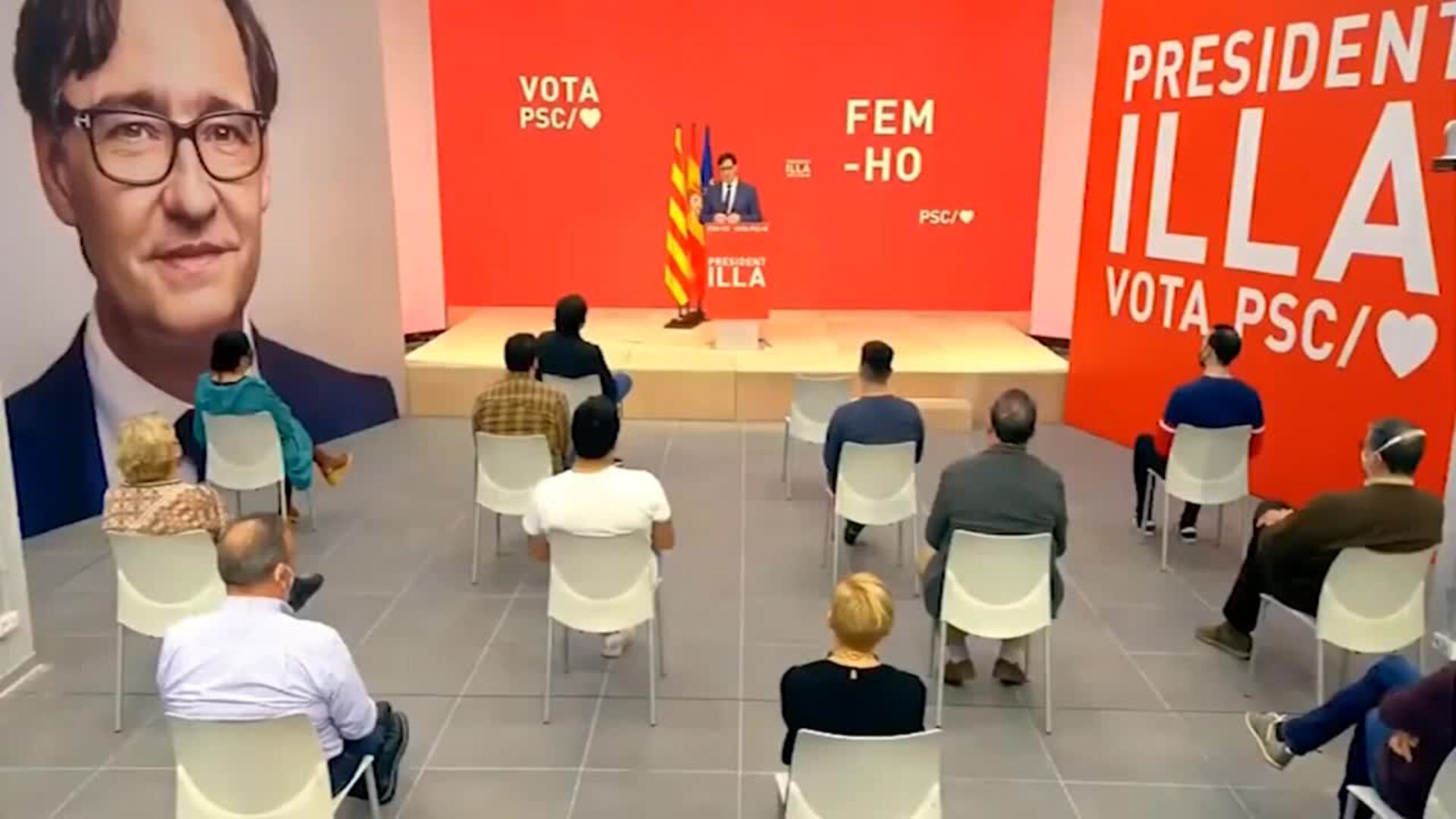 Illa (PSC) quiere abrir una etapa de reencuentro en Cataluña