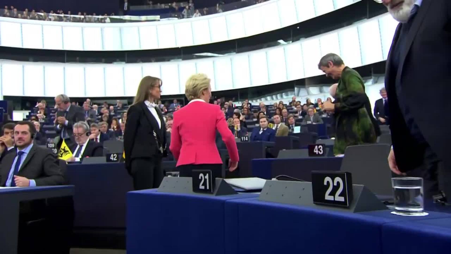 Von der Leyen y sus comisarios reciben la aprobación de la Eurocámara
