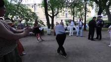 San Petersburgo celebra el día de la armada del ejército ruso