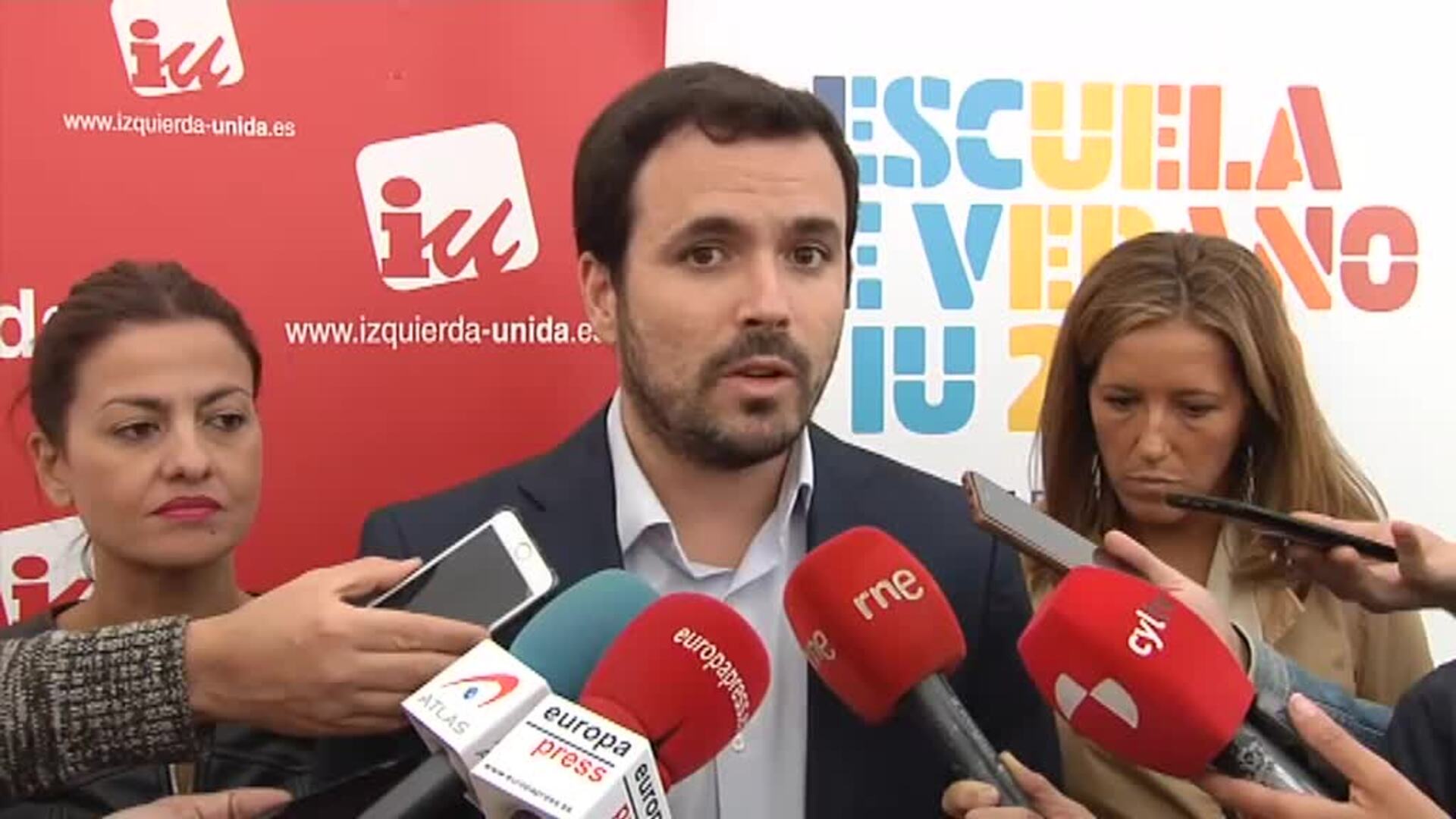 Alberto Garzón: &quot;Ir a nuevas elecciones quizá entre dentro de la táctica del PSOE, pero creo que es un error&quot;