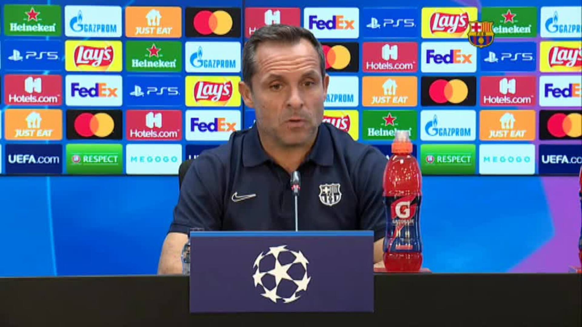 Sergi Barjuan: &quot;Para mí es un orgullo representar al club en estos momentos&quot;