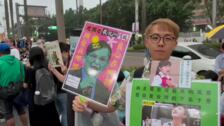 Miles se manifiestan a las afueras del Parlamento de Taiwán por la aprobación de polémicas reformas