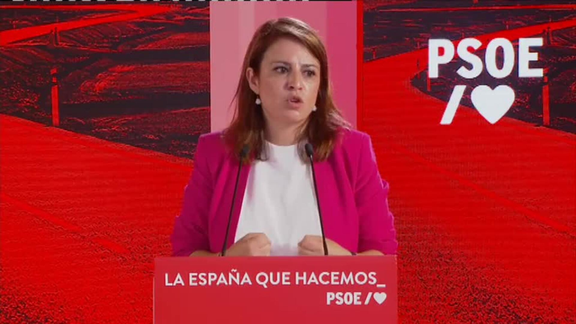 Lastra: &quot;Casado está cada vez más en manos de Aznar y Vox, está convirtiendo al PP en la anti España&quot;