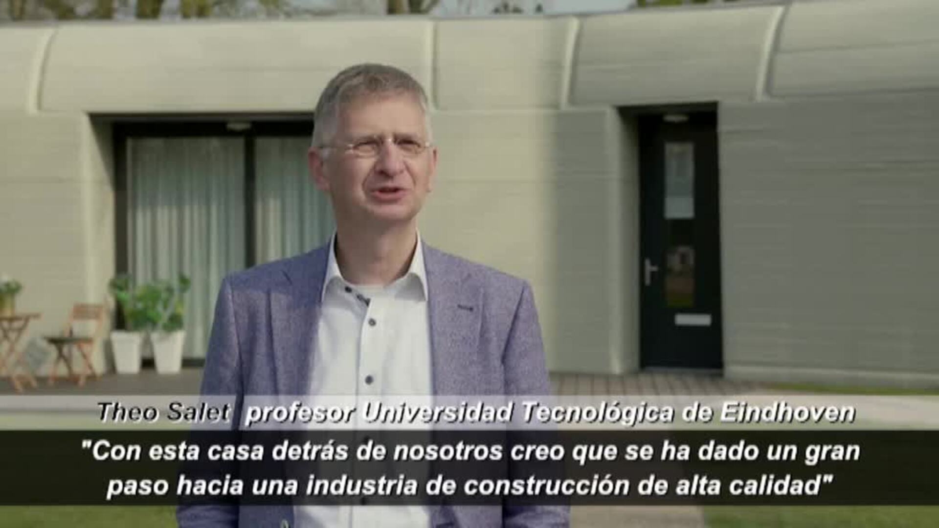 La primera casa construida en Holanda con tecnología 3D agita el futuro de la construcción