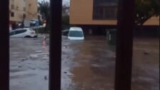 El temporal deja inundaciones en Nerva y cortes de carreteras y luz en Huelva