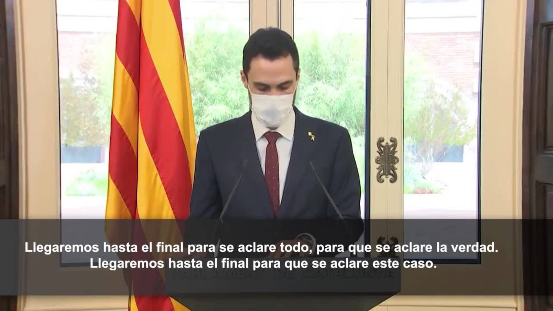 Torrent llegará &quot;hasta el final&quot; tras conocerse el espionaje de su móvil