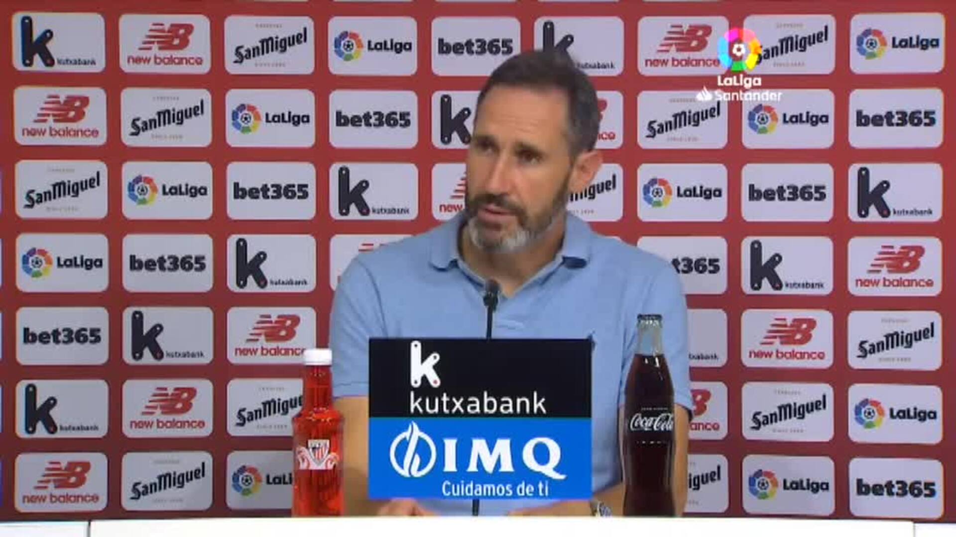 Vicente Moreno: &quot;En poco tiempo hemos puesto el partido muy cuesta arriba&quot;