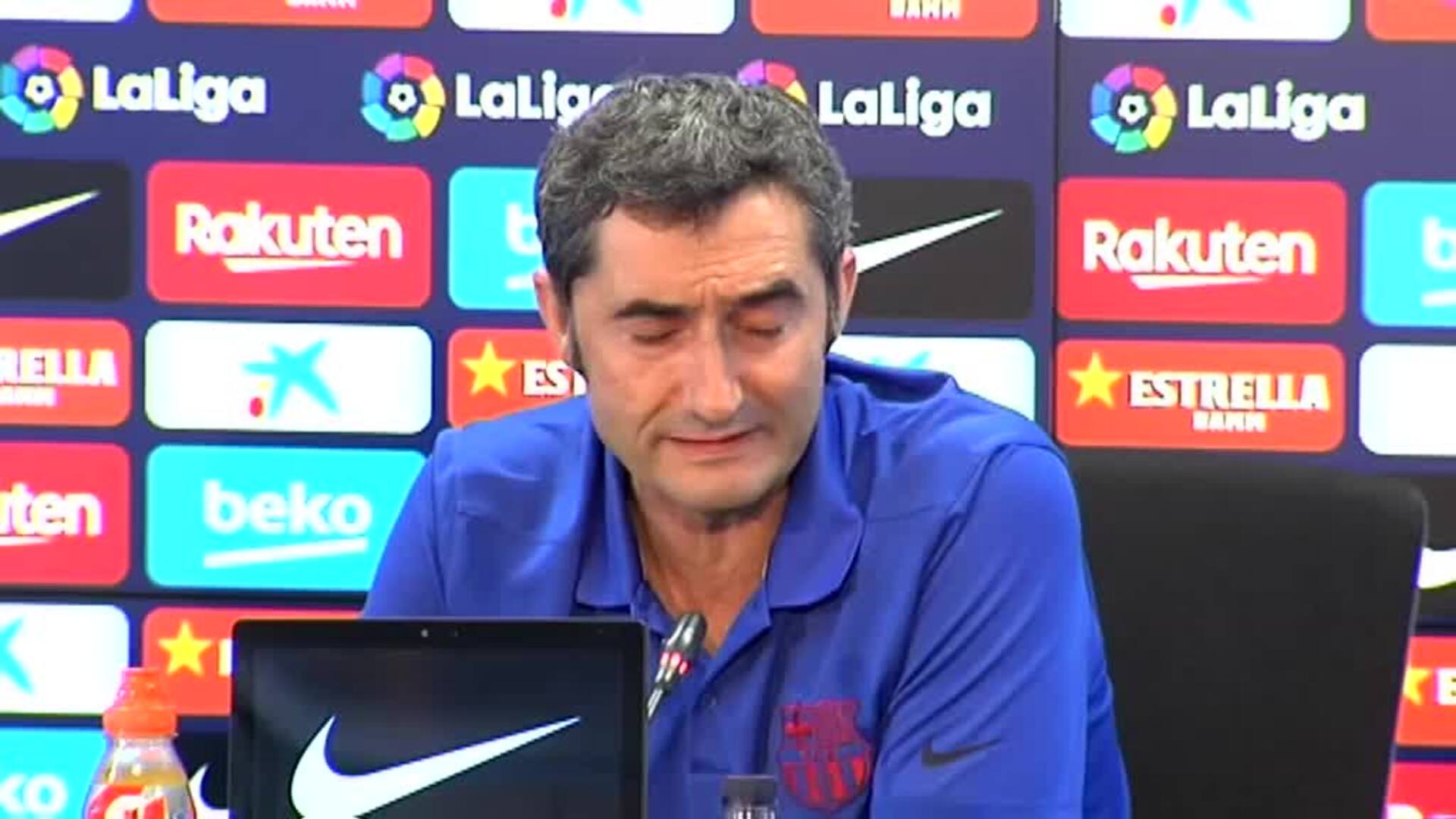 Valverde: &quot;Si Messi no está al 100 % no arriesgaremos&quot;