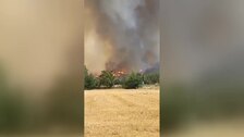 El fuego en Aragón sigue «muy activo» y obliga a desalojar 1.500 vecinos de ocho municipios