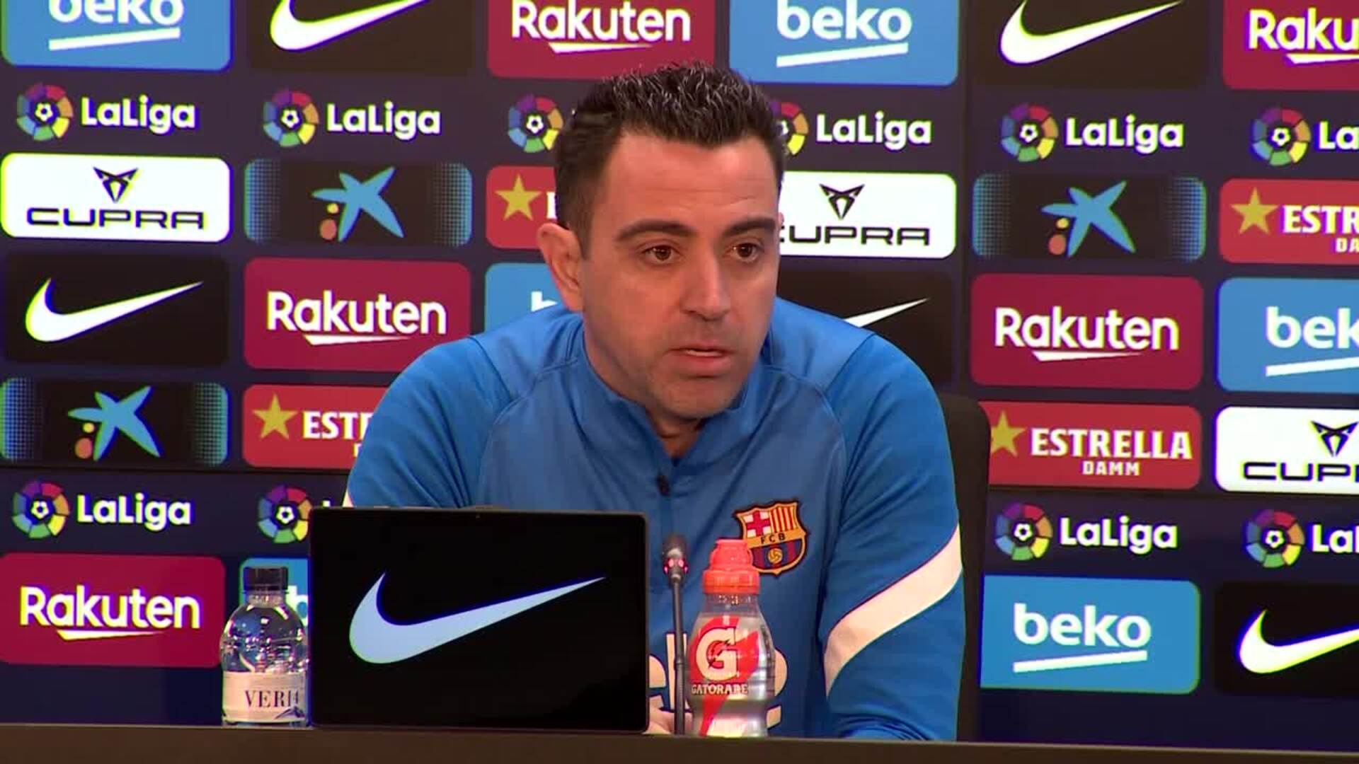 Xavi Hernández cree que el club se encuentra en un buen momento pero pide luchar hasta el final