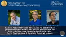 Card, Angrist e Imbens, Nobel de Economía por su contribución a la extensión de los experimentos naturales