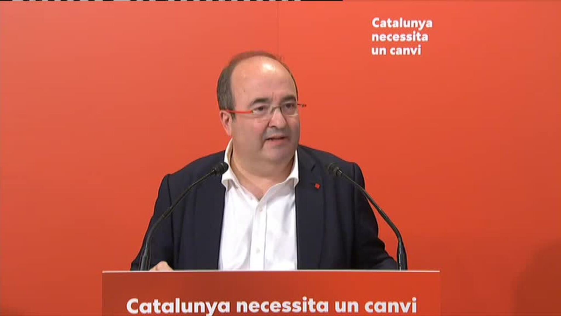 Iceta: &quot;Con Salvador Illa vuelve Cataluña y vuelve la esperanza a nuestro país&quot;