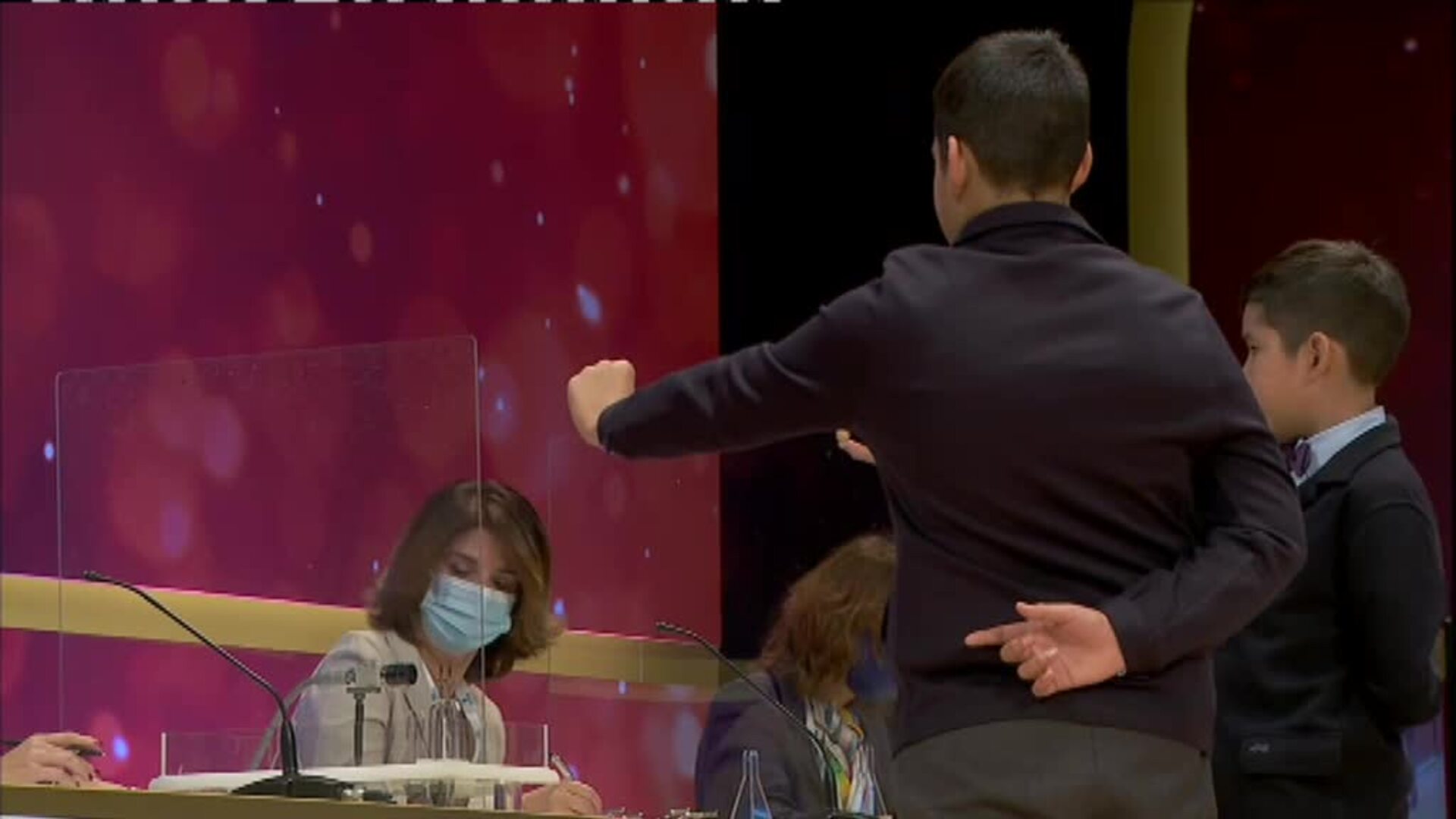 Samuel Dávalos Durán, uno de los niños que ha cantado el cuarto quinto premio de la Lotería de Navidad 2020