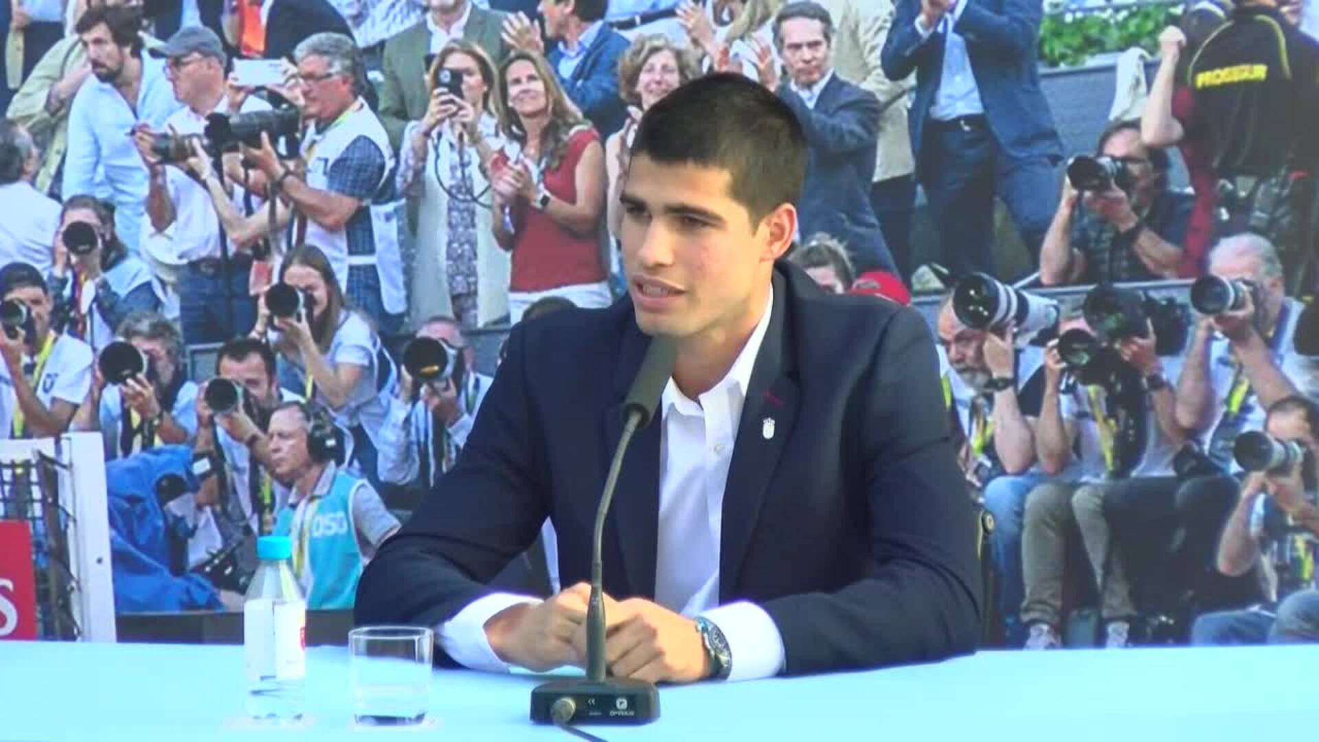 Carlos Alcaraz: &quot;Cada vez que escuchaba &#039;viva Murcia&#039; se me ponía la piel de gallina&quot;