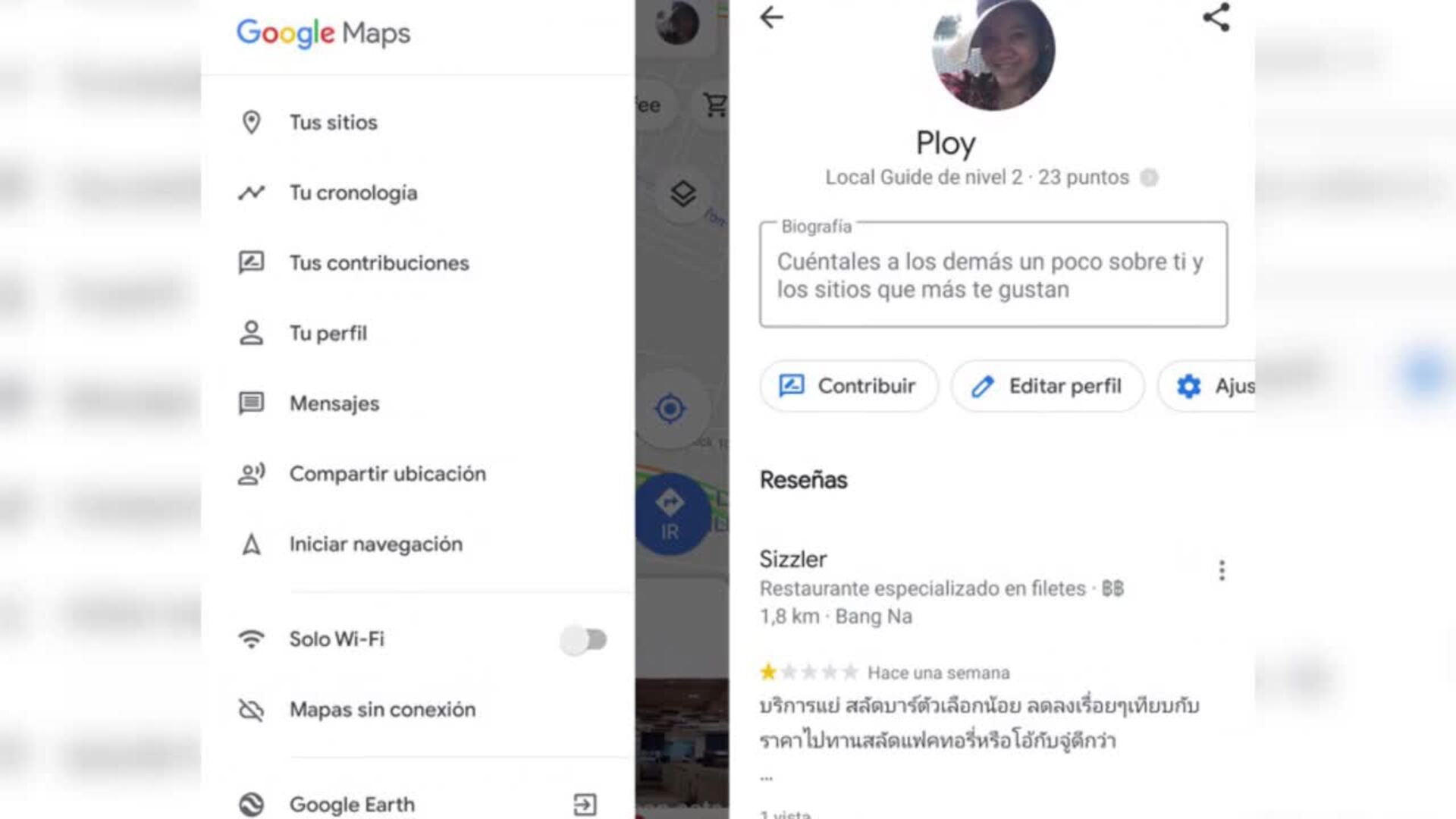 Google Maps introduce la gestión de perfil del usuario