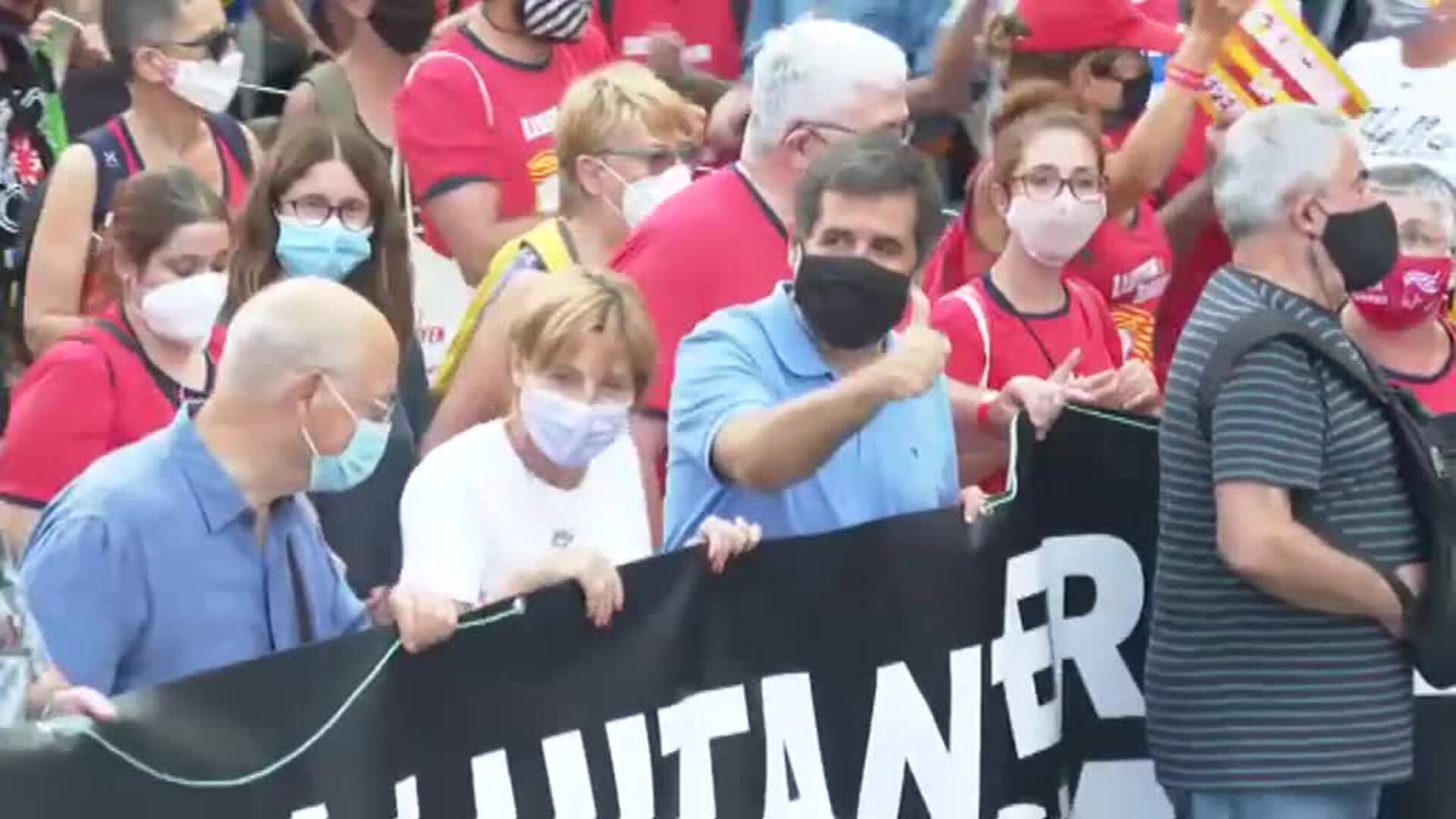 Las costuras del independentismo saltan con la Diada