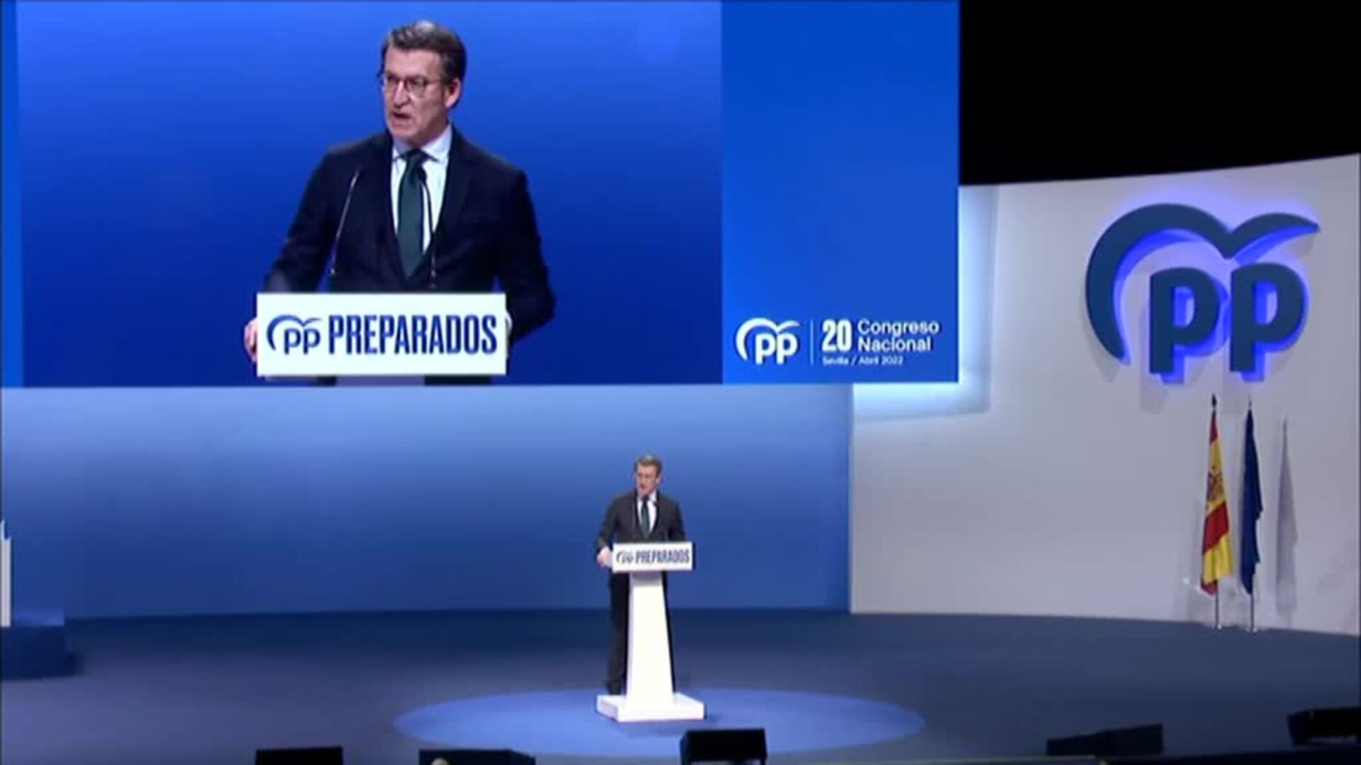 Núñéz Feijóo se presenta como la alternativa seria y fiable al Gobierno y marca distancia con Vox