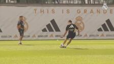El Madrid se ejercita junto al Castilla durante su cuarto entrenamiento de pretemporada