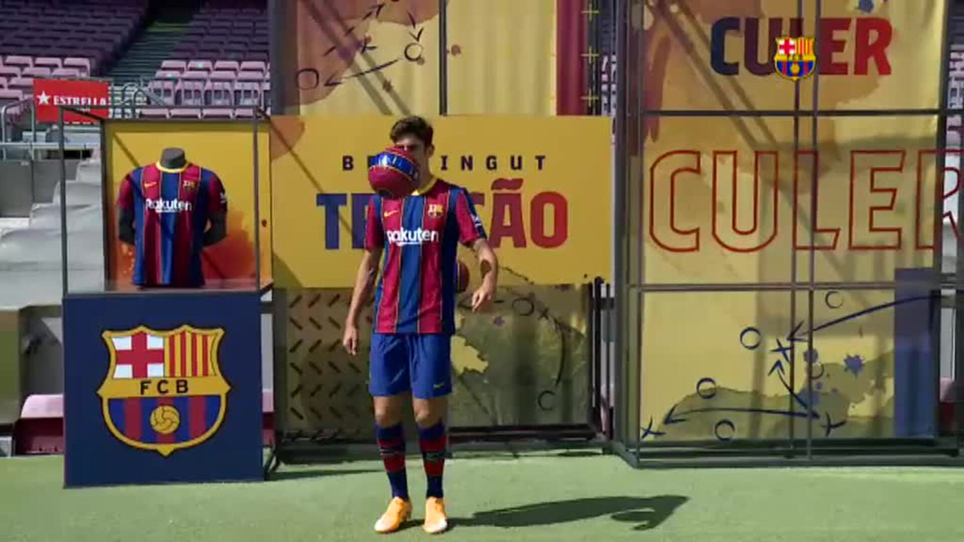 Trincao sobre Messi: &quot;Quiero que se quede&quot;