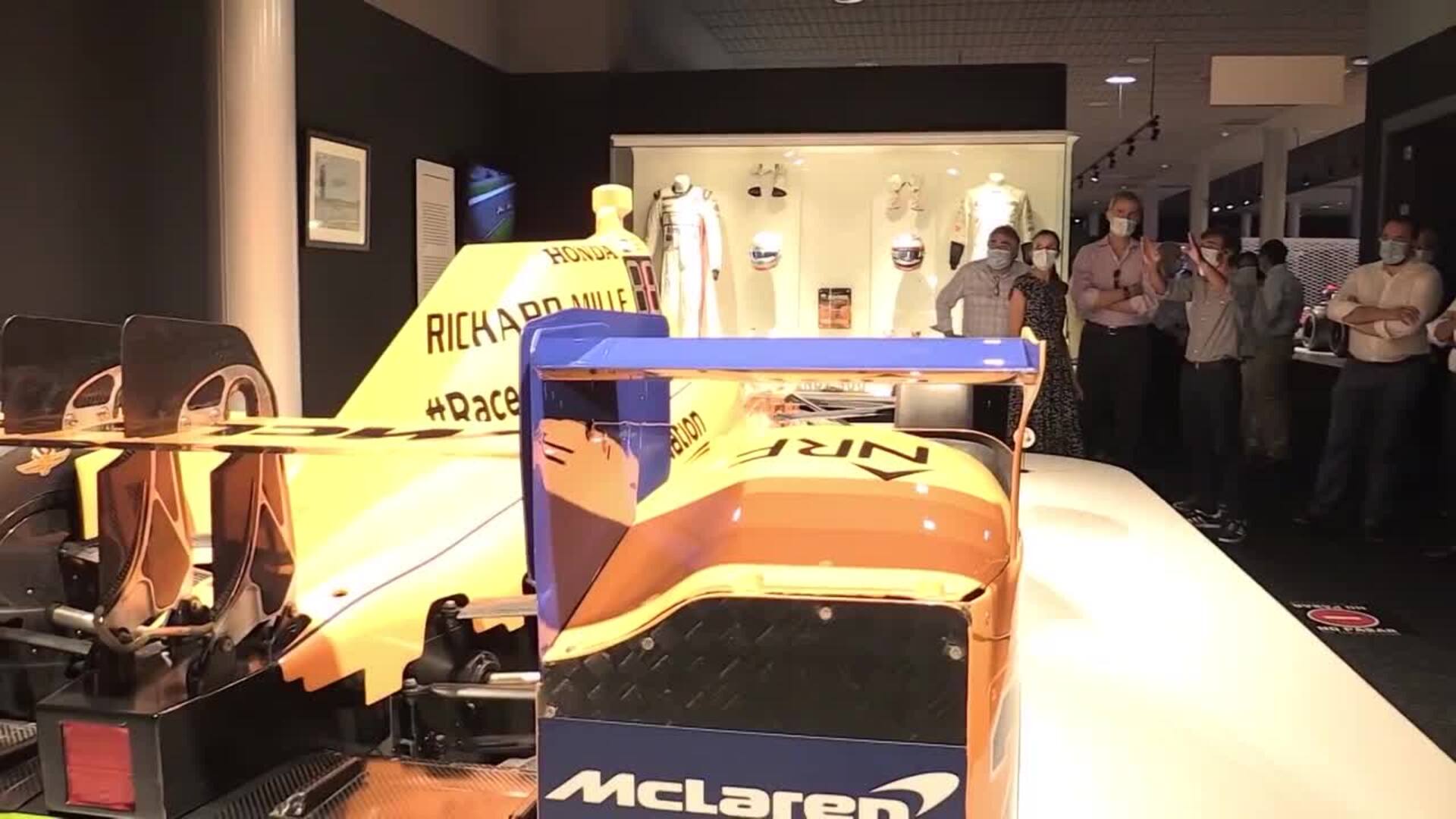 Fernando Alonso, anfitrión de los Reyes de España en Asturias