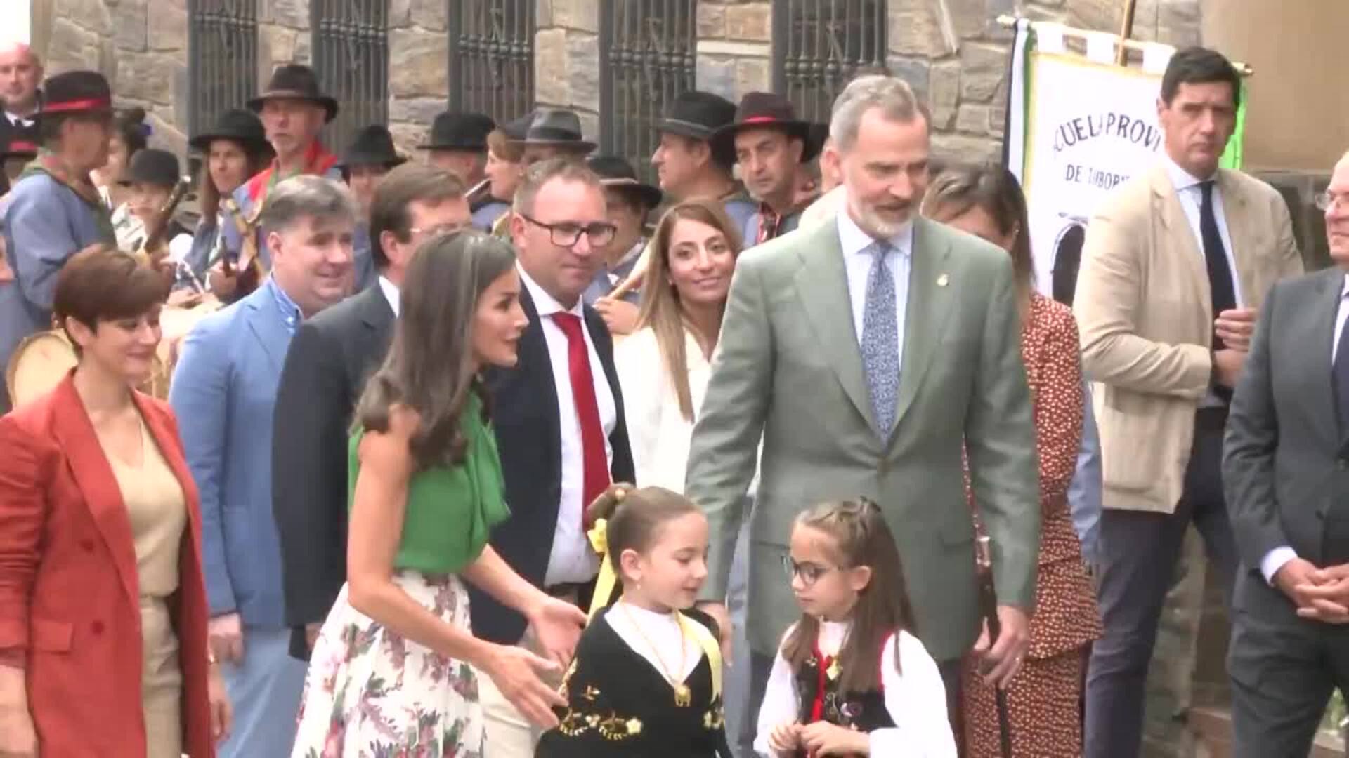 Los Reyes vuelven a Las Hurdes cien años después de Alfonso XIII