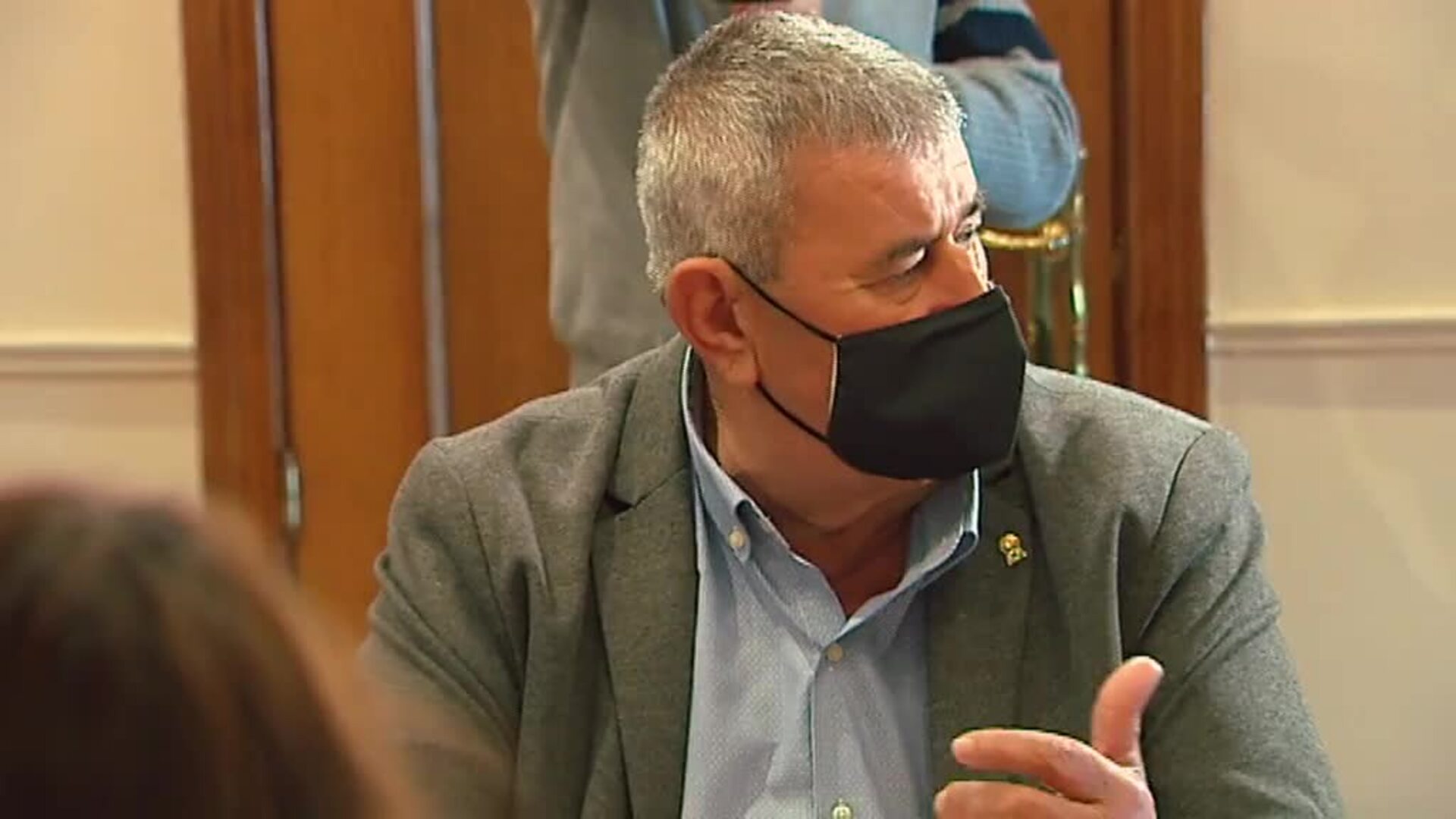 Alberto Garzón recibe a los pequeños ganaderos