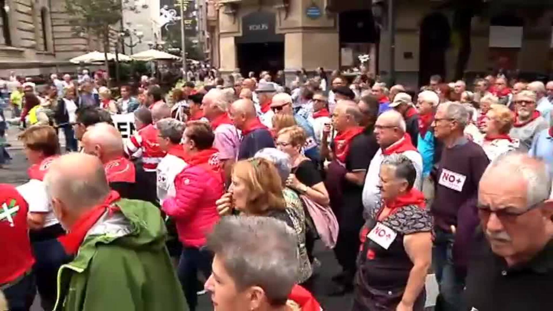 Los pensionistas vuelven a manifestarse en Bilbao para reclamar pensiones dignas
