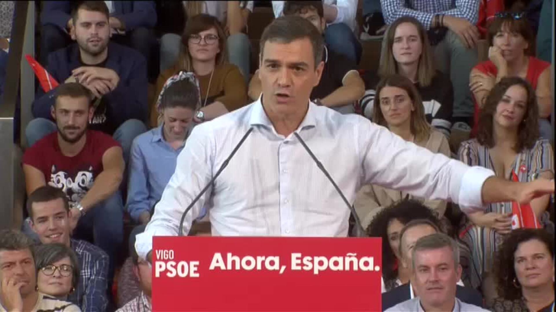Sánchez: &quot;El señor Rivera nos ha levantado el castigo, pero sólo si nos portamos bien&quot;