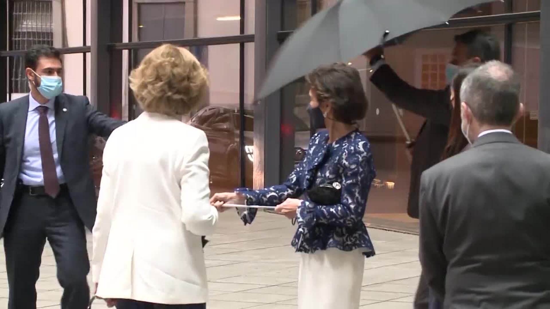 La reina Sofía, de nuevo en Madrid, afronta una semana ajetreada