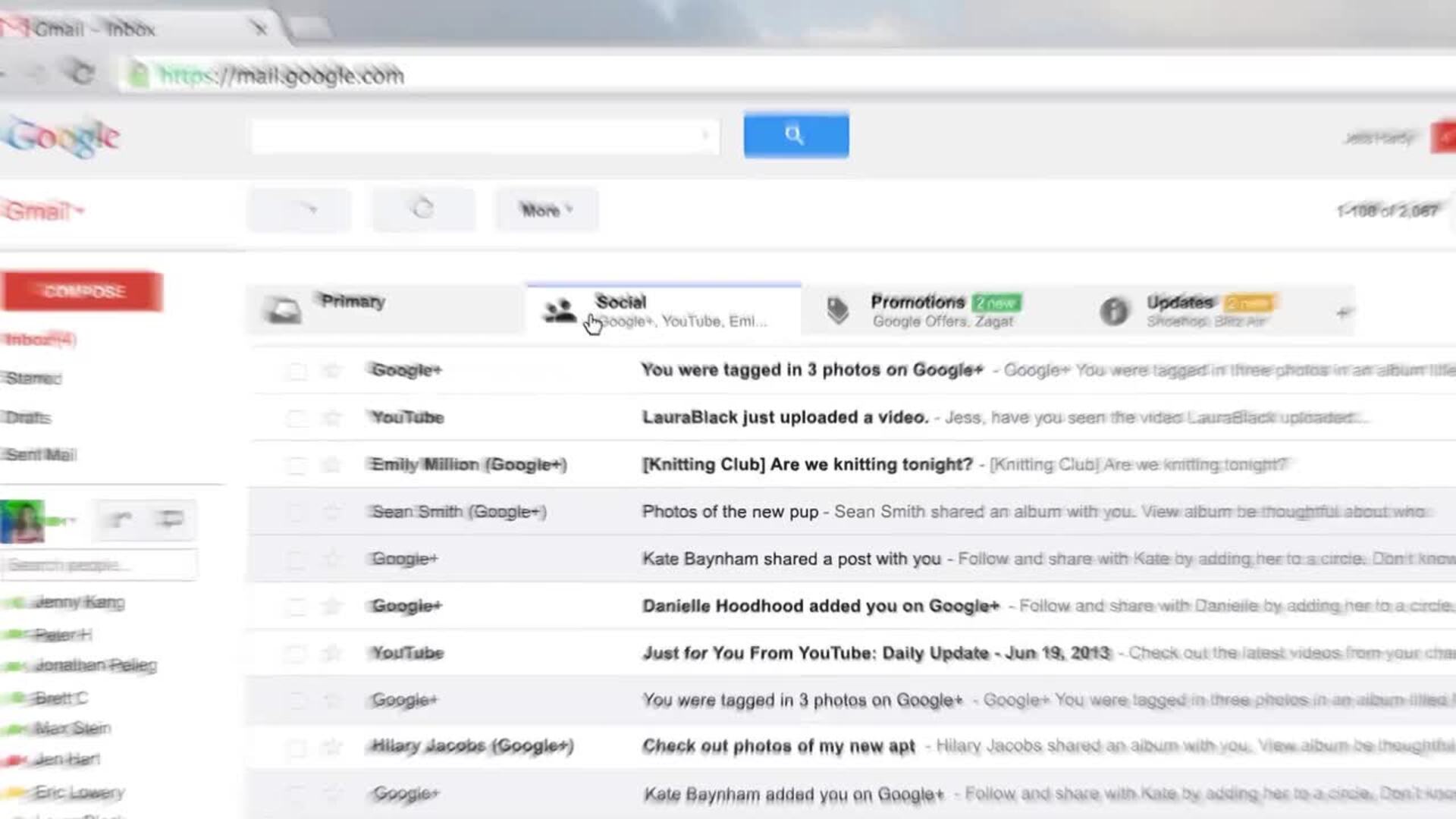 Servicios de Google como Gmail o Youtube se caen a nivel mundial