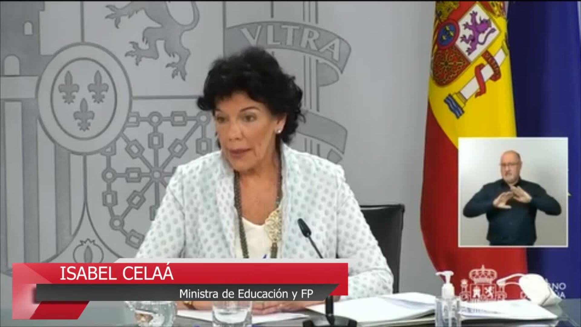 Acuerdo de Gobierno y CCAA para que distancia entre alumnos pueda rebajarse