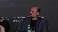Presentación en rueda de prensa en Cannes de la película 'Tres kilómetros para el fin del mundo'