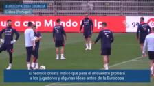 La selección croata probará nuevas ideas en amistoso contra Portugal