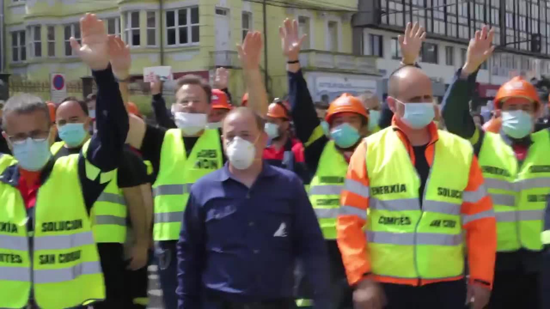 A Mariña (Lugo) vuelve a manifestarse para reclamar la continuidad de Alcoa