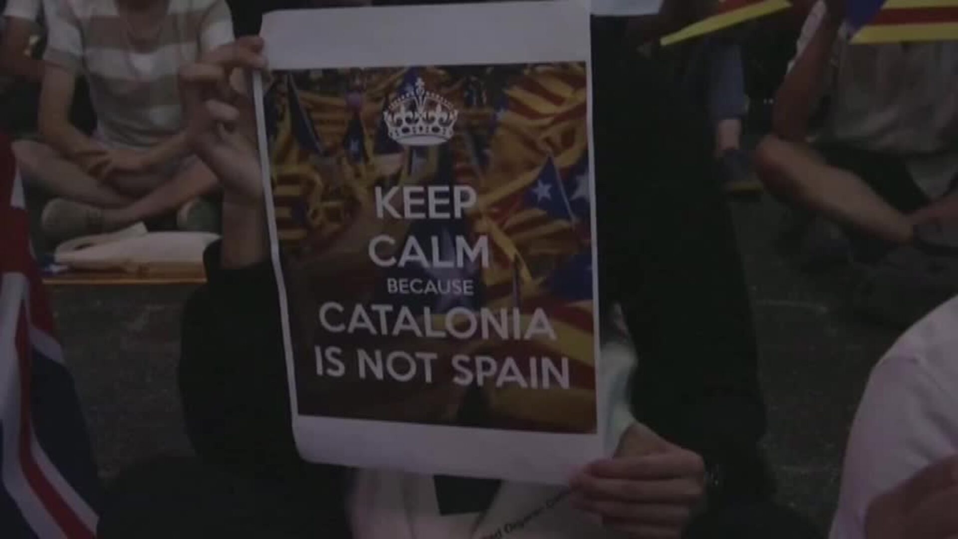 Hong Kong se manifiesta a favor de Cataluña