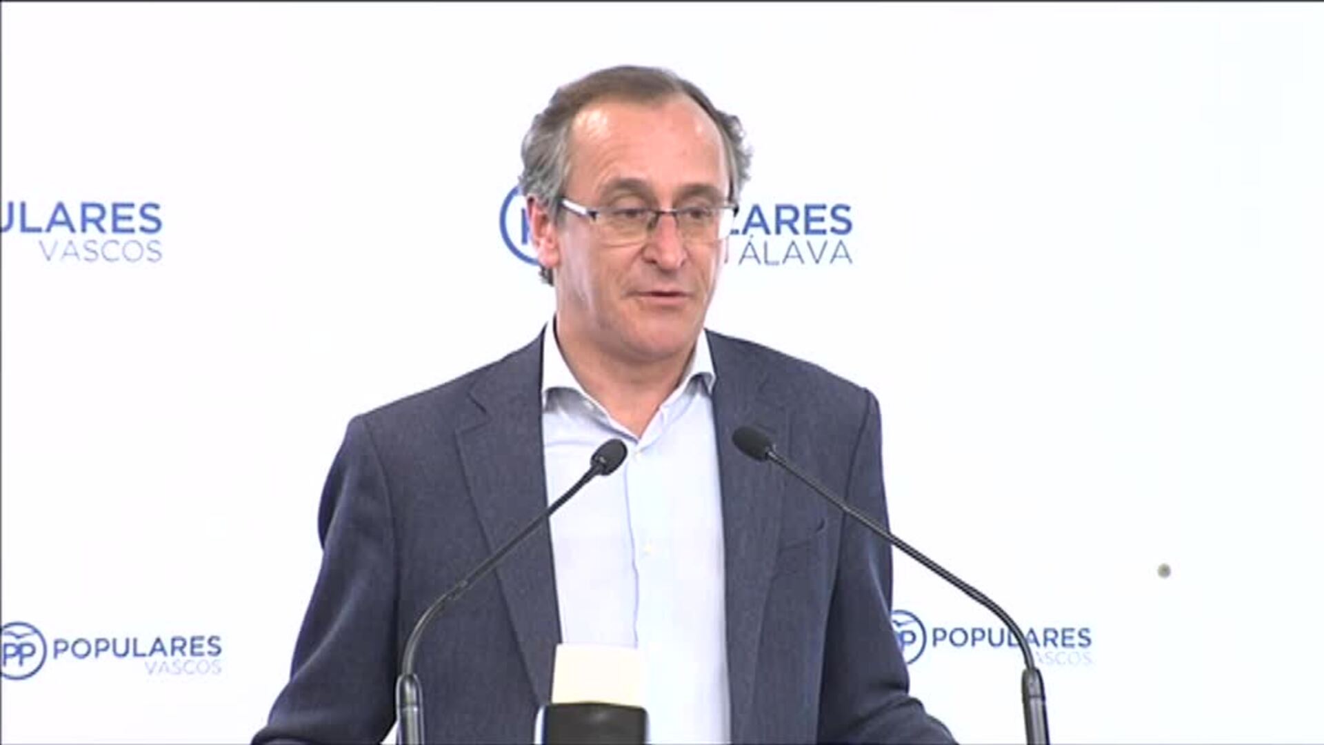 Alfonso Alonso dimite como presidente del PP vasco y abandona la política